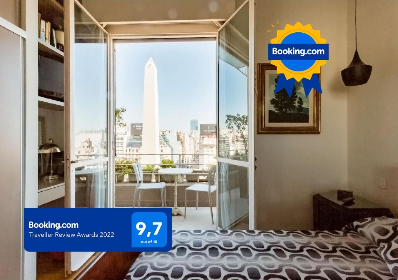 Penthouse Frente Al Obelisco Con Terraza Lägenhet Buenos Aires Exteriör bild