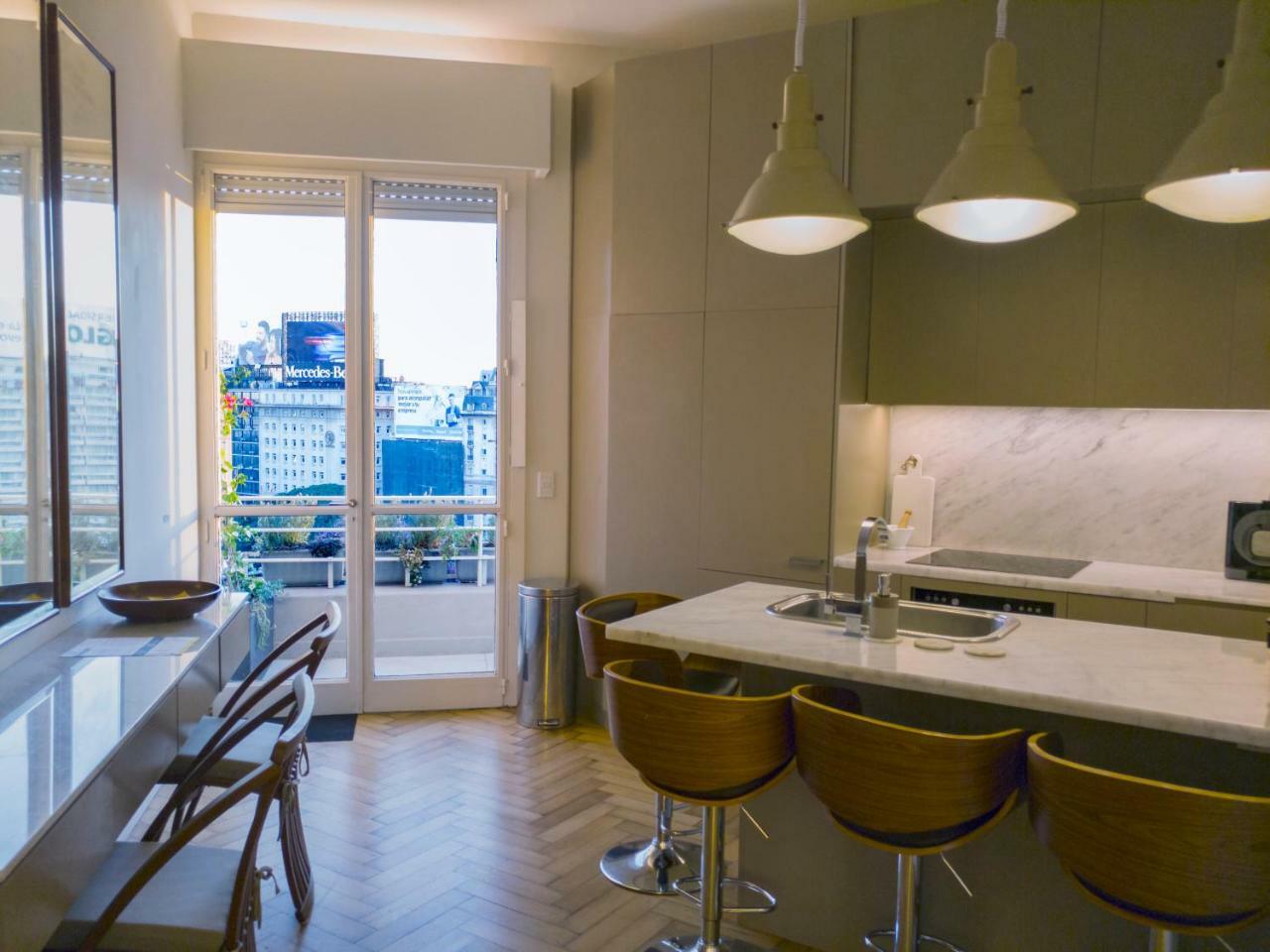 Penthouse Frente Al Obelisco Con Terraza Lägenhet Buenos Aires Exteriör bild