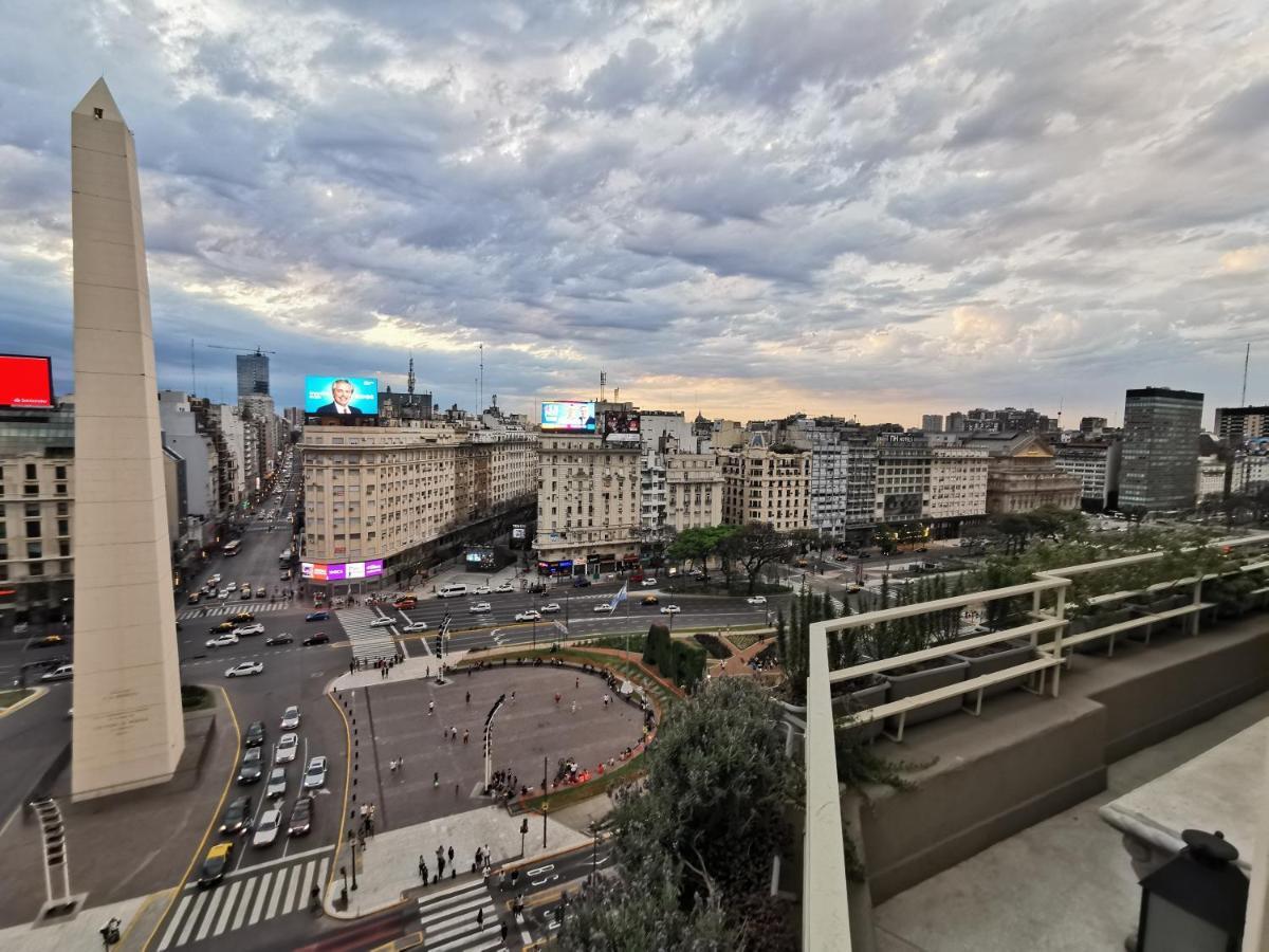 Penthouse Frente Al Obelisco Con Terraza Lägenhet Buenos Aires Exteriör bild